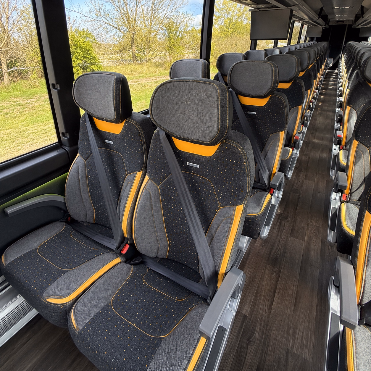 long distance charter buses for away games and out of state sports travel